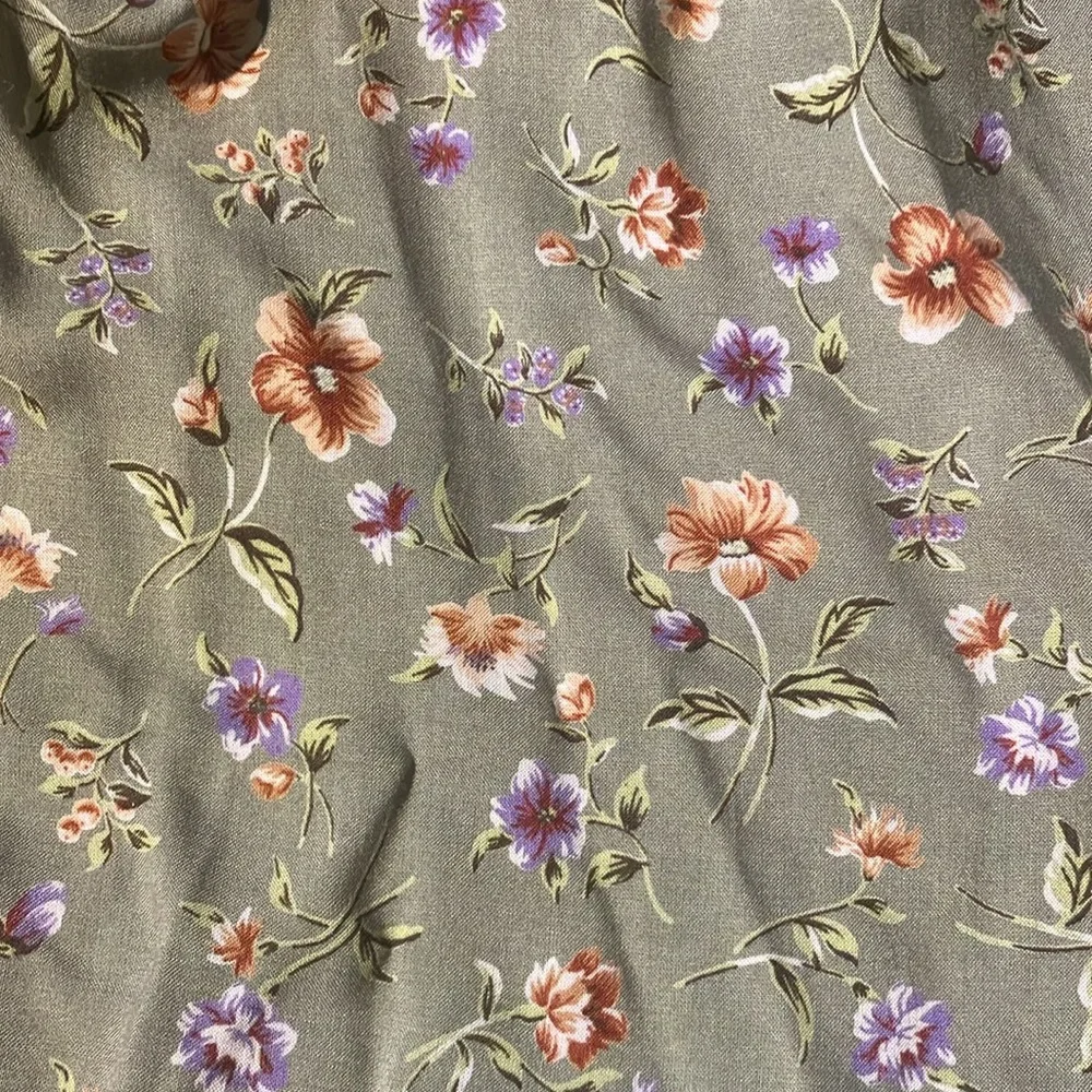 VINTAGE Short Sleeve Floral Maxi Dress - Picture 4 of 5